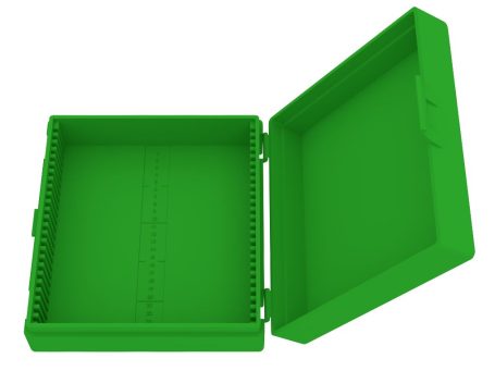 Objektträgerbox grün für 25 Objektträger