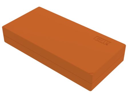 Objektträgerbox orange für 50 Objektträger