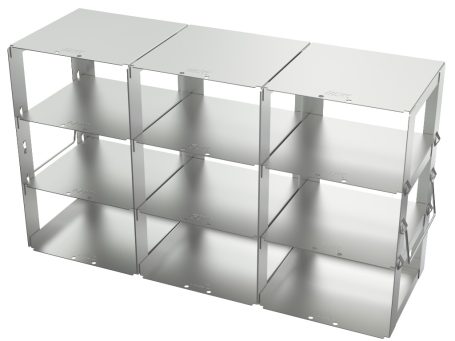 Kryoboxen-Gestelle für Schränke 430 mm tief, Boxenhöhe 75 mm