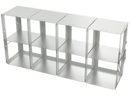 Kryoboxen-Gestelle für Schränke 570 mm tief, Boxenhöhe 125 mm