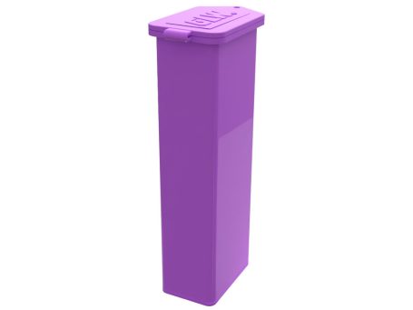 Objektträgerbox violett für 5 Objektträger