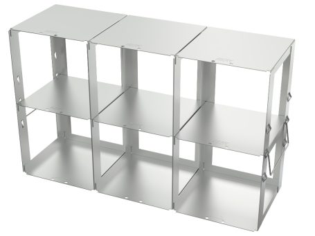 Kryoboxen-Gestelle für Schränke 430 mm tief, Boxenhöhe 125 mm