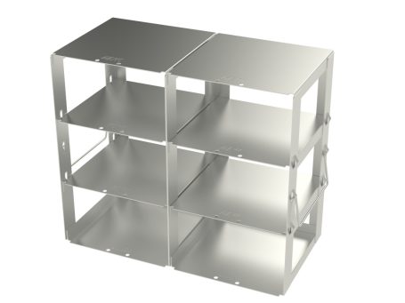 Kryoboxen-Gestelle für Schränke 290 mm tief, Boxenhöhe 75 mm