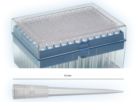 Filterspitzen Standard 200 µl , 53 mm lang