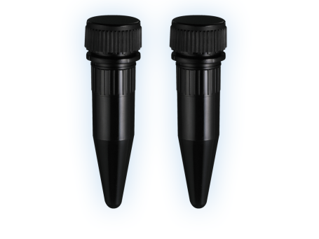 Reaktionsgefäße schwarz mit Schraubgewinde, 1,5 ml konisch