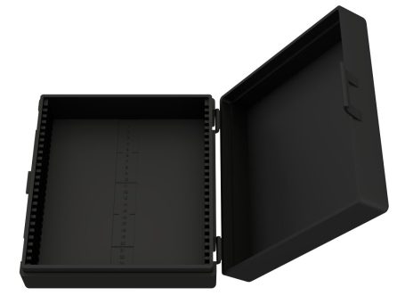 Objektträgerbox schwarz für 25 Objektträger